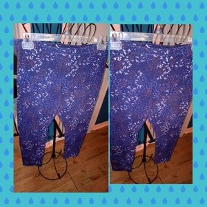 FINAL PRICE A.N.A Blue Multi Colored Leggings